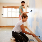 couple painting